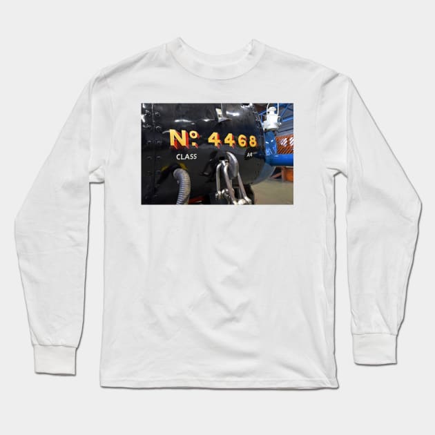 Steam loco Mallard Long Sleeve T-Shirt by Random Railways